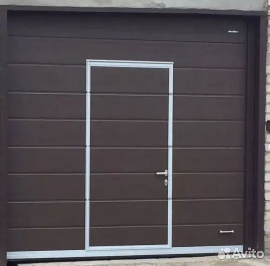Ворота гаражные с калиткой 3200*3200