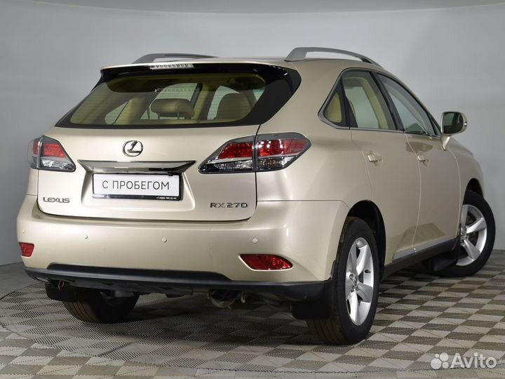 Lexus RX 2.7 AT, 2013, 96 927 км