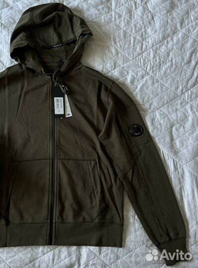 C.P. Company zip hoodie light fleece