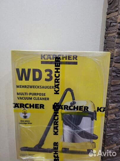Пылесос karcher wd 3