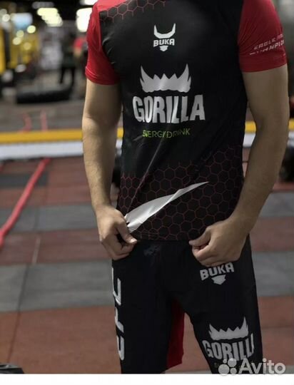 Рашгард мужской спортивный комплект 3в1