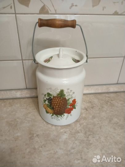 Бидон эмалированный , Фрукты