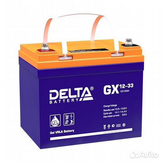 Аккумулятор delta GX 12-33