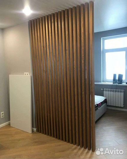 Перегородки,настенные рейки из сосны