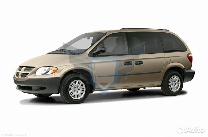 Порог задний Chrysler Voyager, Dodge Caravan 4 (1,2мм)