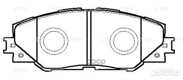 CKT-49 Колодки тормозные дисковые перед G