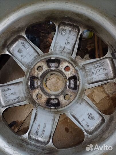 Литье диски r15 4x100 renault logan