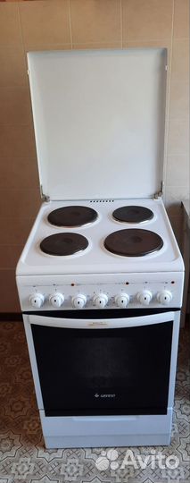 Плита электрическая бу с духовкой gefest