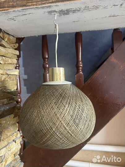 Светильник подвесной плетеный