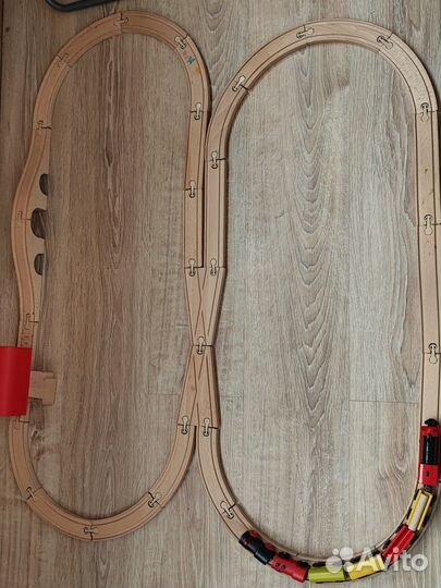 Железная дорога IKEA и паровоз на батарейках