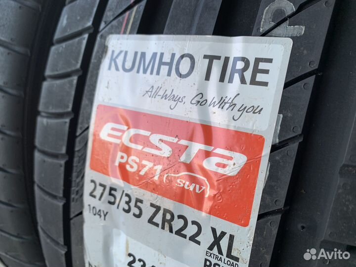 Kumho Ecsta PS71 SUV 275/35 R22 и 315/30 R22 107Y