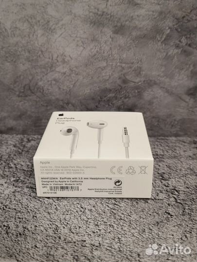 Проводные наушники apple earpods 3,5 (новые)