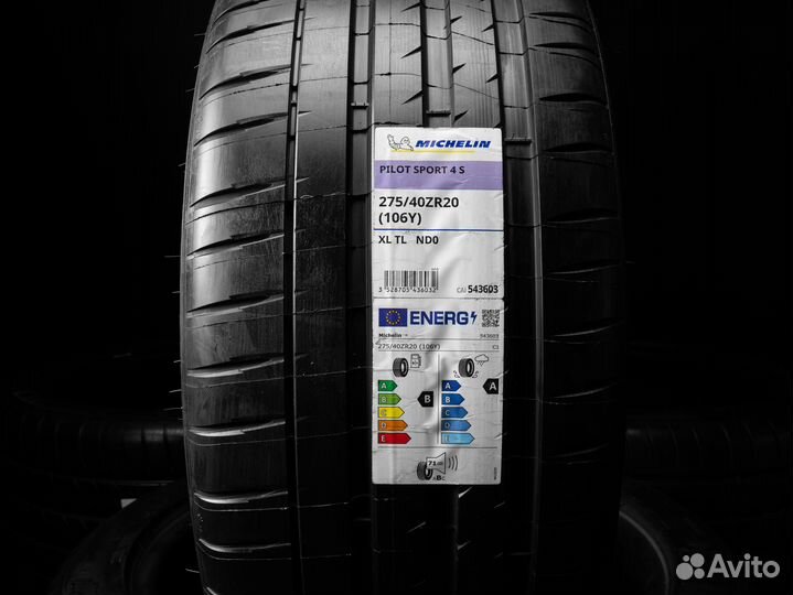 Michelin Pilot Sport 4 S 275/40 R20 и 315/35 R20 107Y