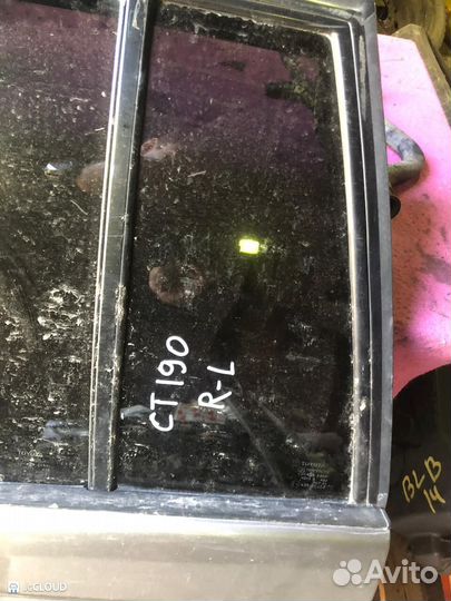 Стекло двери на toyota caldina CT196 2C