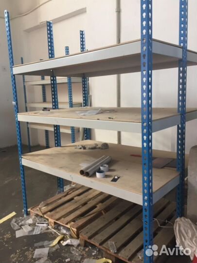 Стеллажи металлические