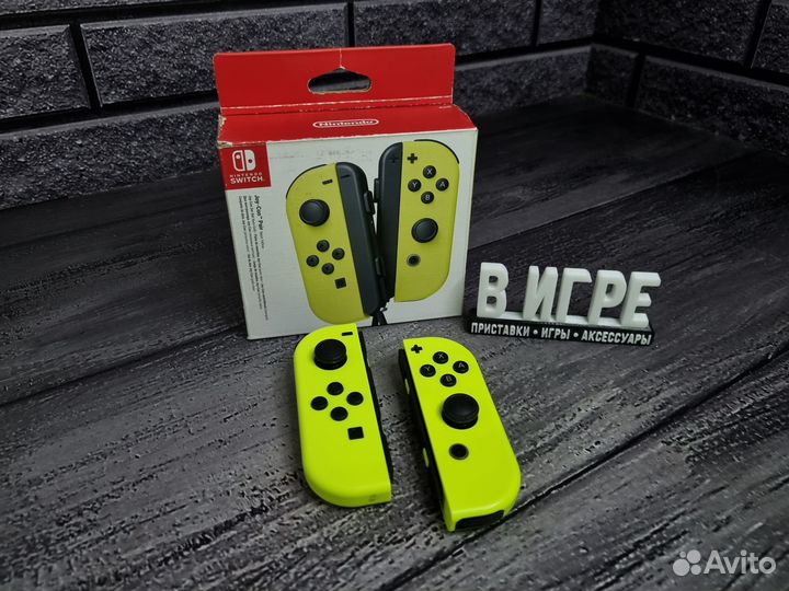 Контроллеры Joy-Con Неоновый желтый
