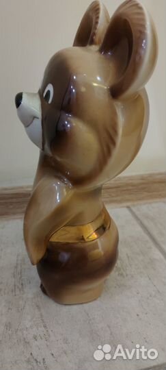 Олимпийский мишка 1980 фарфор