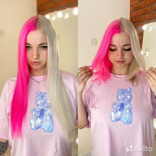 Коррекция наращённых волос