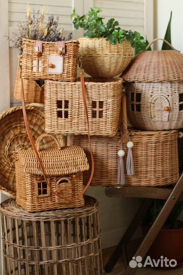 Плетённые изделия из бумажной лозы