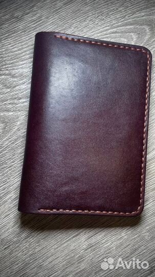 Обложка для автодокументов натуральная кожа