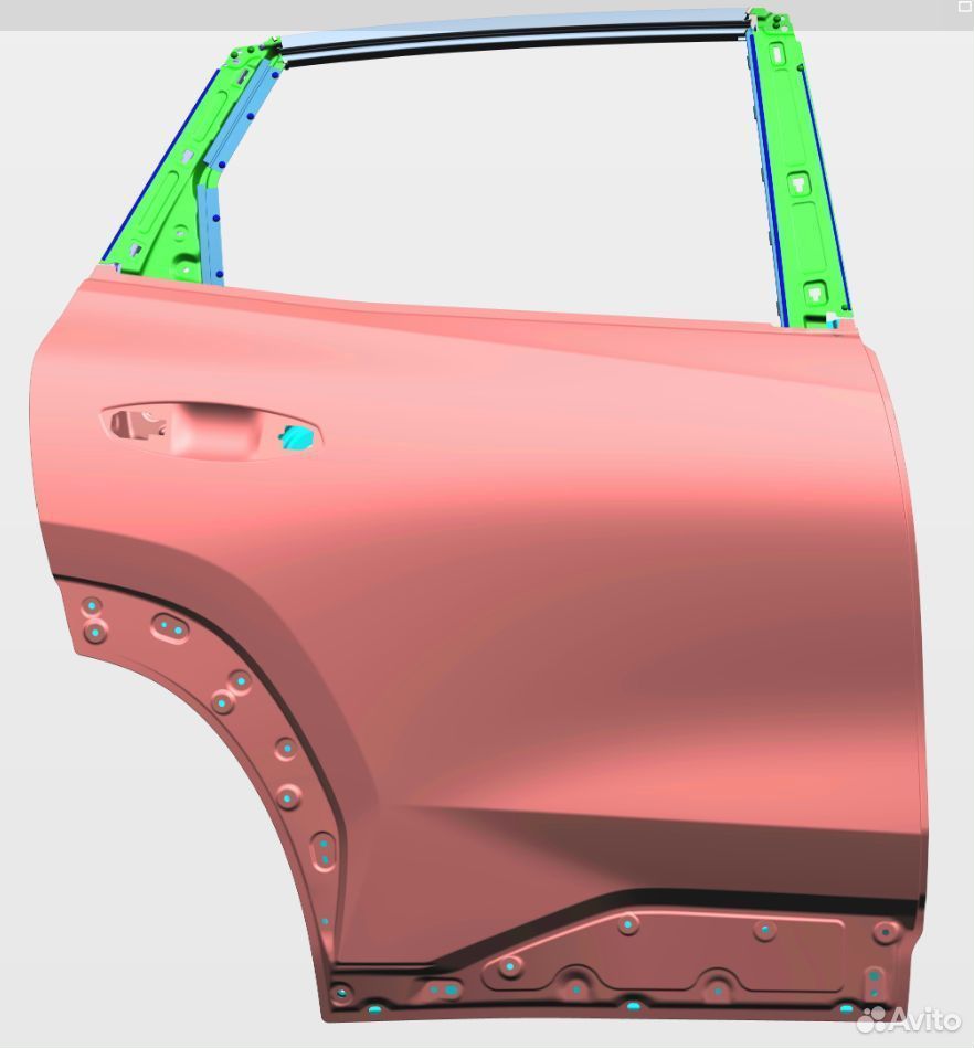 Задняя правая дверь Geely Galaxy L7