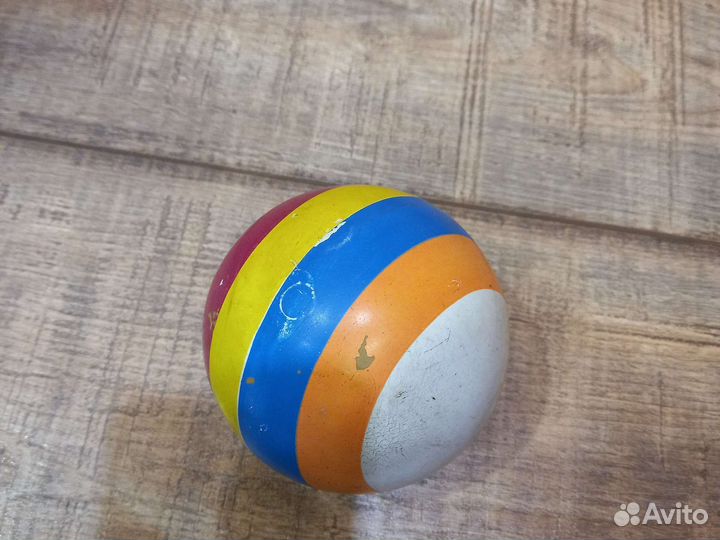 СССР резиновые игрушки и мяч, дорога