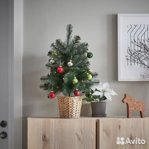Рождественская ёлка Винтер с подсветкой IKEA 56см