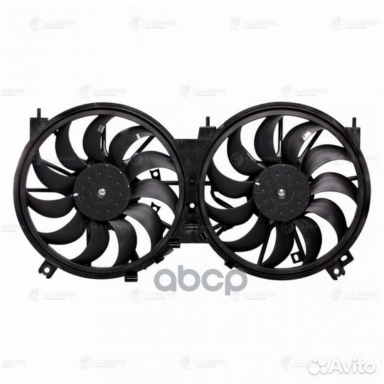 Э/вентиляторы охл. с кожухом (2 вент.) для а/м