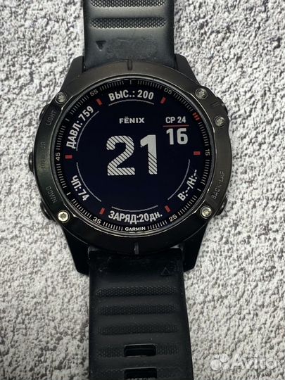 Смарт часы Garmin Fenix 6 Sapphire edition