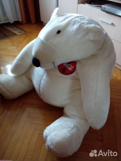 Медведь Coca-cola мягкая игрушка большой