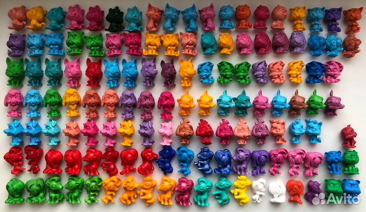 Разноцветные фигурки технолог носорог киндер