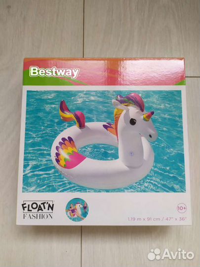 Круг надувной Bestway Единорог для плавания