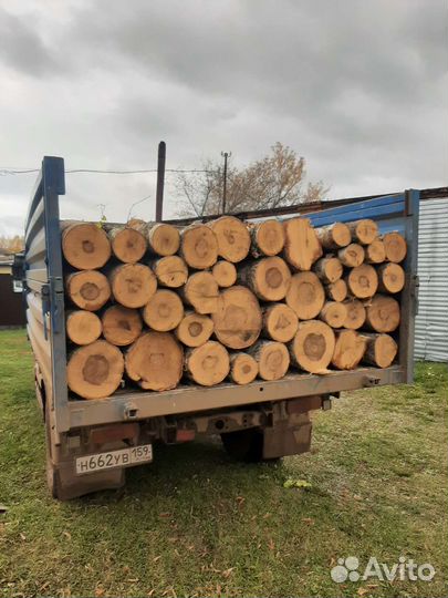 Дрова березовые чурками, колотые