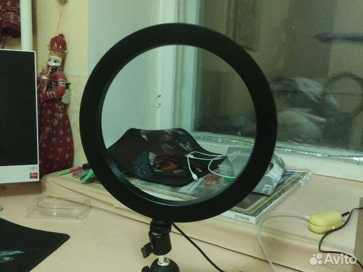 Лампа кольцевая 25см