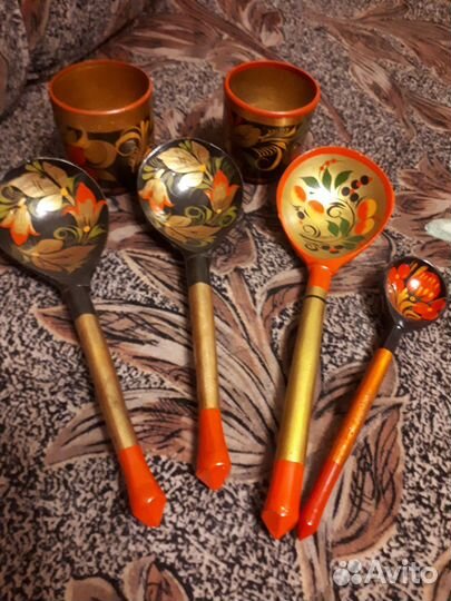 Деревянные ложки хохлома