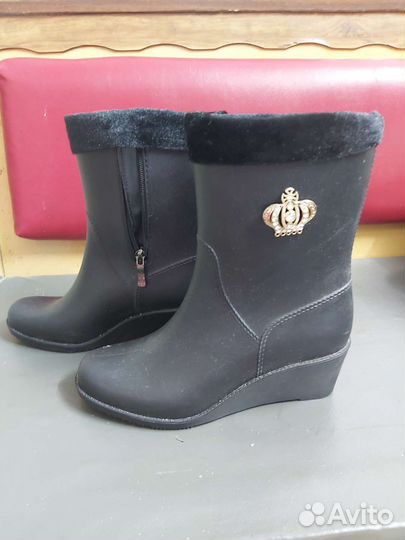 Резиновые ботинки 37