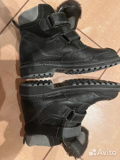 Зимние, натуральные ботинки для мальчика