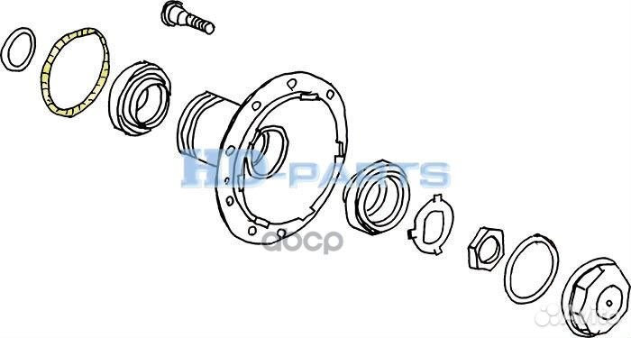 Кольцо ABS Volvo FH/FM задняя ось 20424109/8155