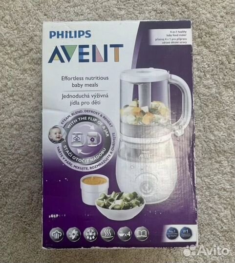 Пароварка блендер philips avent