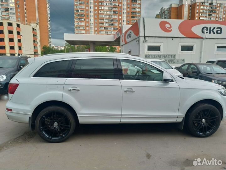 Кованые оригинальные диски R21 с резиной на audi