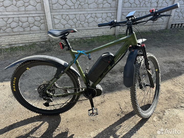 Велобайк с кареточным мотором