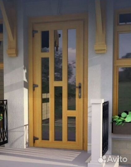 Дверь пластиковая / входная группа