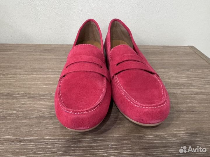 Мокасины tamaris 41 замша натуральная