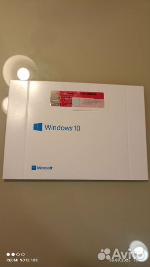 Windows 10 pro конверт DVD OEI