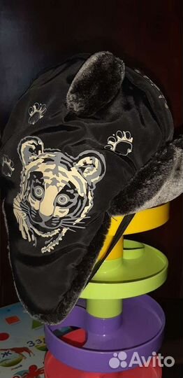 Детская зимняя шапка (на возраст 1-2года)