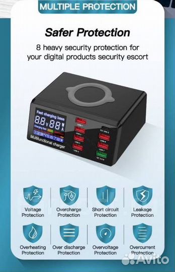 Зарядное устройство asometech X9 100Вт