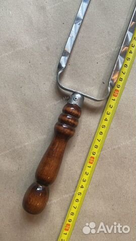 Шампур двойной вилка 500х12х3 мм