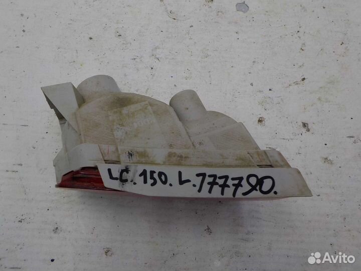 Туманка toyota land cruiser 150 задняя левая