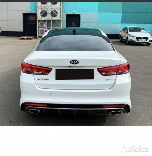 Диффузор GT-Line под двойной выхлоп Kia Optima 4