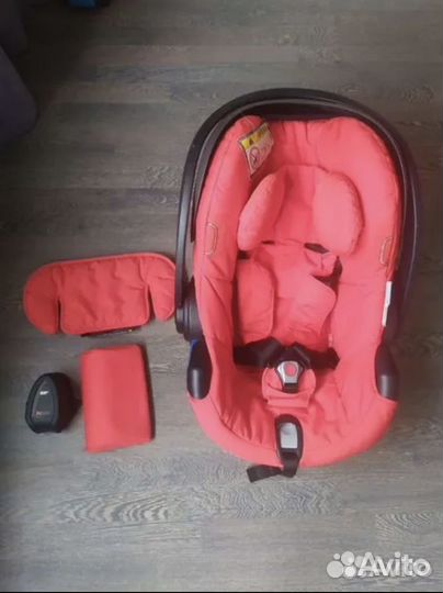 Автолюлька stokke izi go + боковая защита